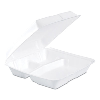 Carryout food container, 3 compartment, Item #0042