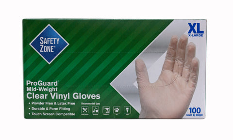 Vinyl gloves, XL, item #0878