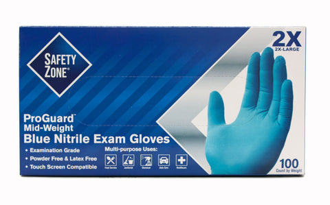 Nitrile Gloves, XXL, item #0895