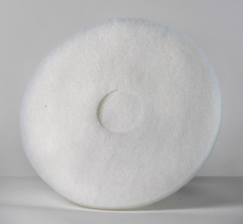 Machinery pads, white, 17", item #1034