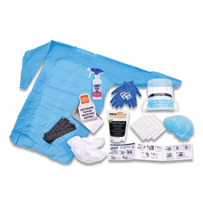 Body fluid spill kit, 2 use, item #7306