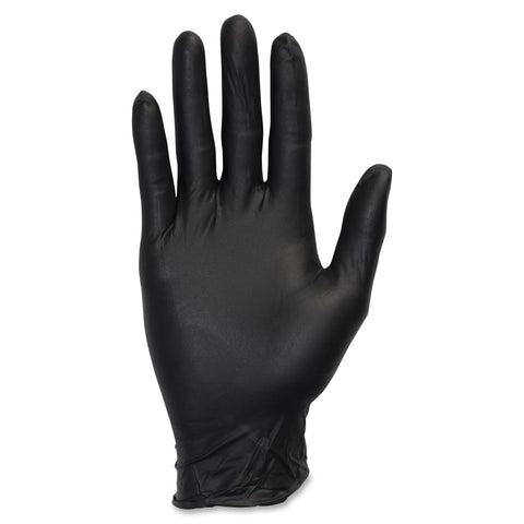 Nitrile gloves, black, medium, item #9997