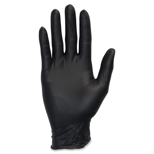Nitrile gloves, black, large, item #9998