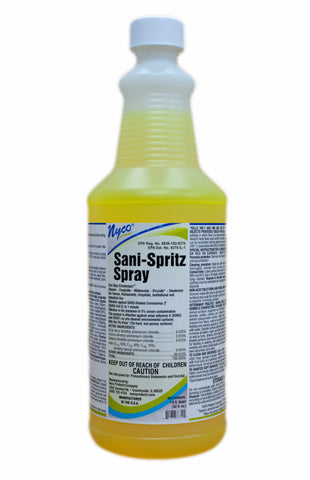 Sani spritz spray, quart, item #0186