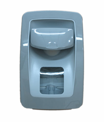 Soap dispenser, manual, grey, item #0305