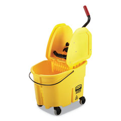 Bucket/Wringer Combo, 35qt., Yellow, #0534