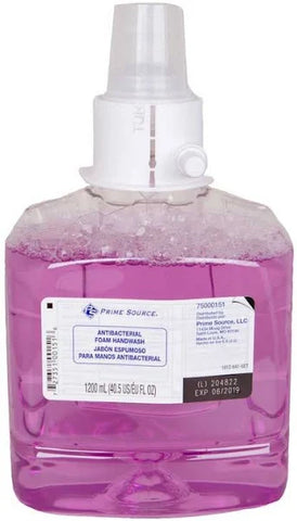 Anitbacterial foaming hand soap, plum scent, 1200 ml, item #0253