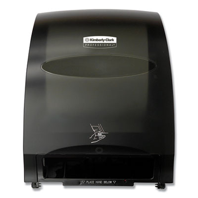 Electronic roll paper towel dispenser, black, item #0271