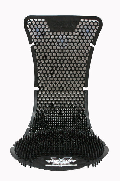 Vertical urinal screen, black forest, item #5610