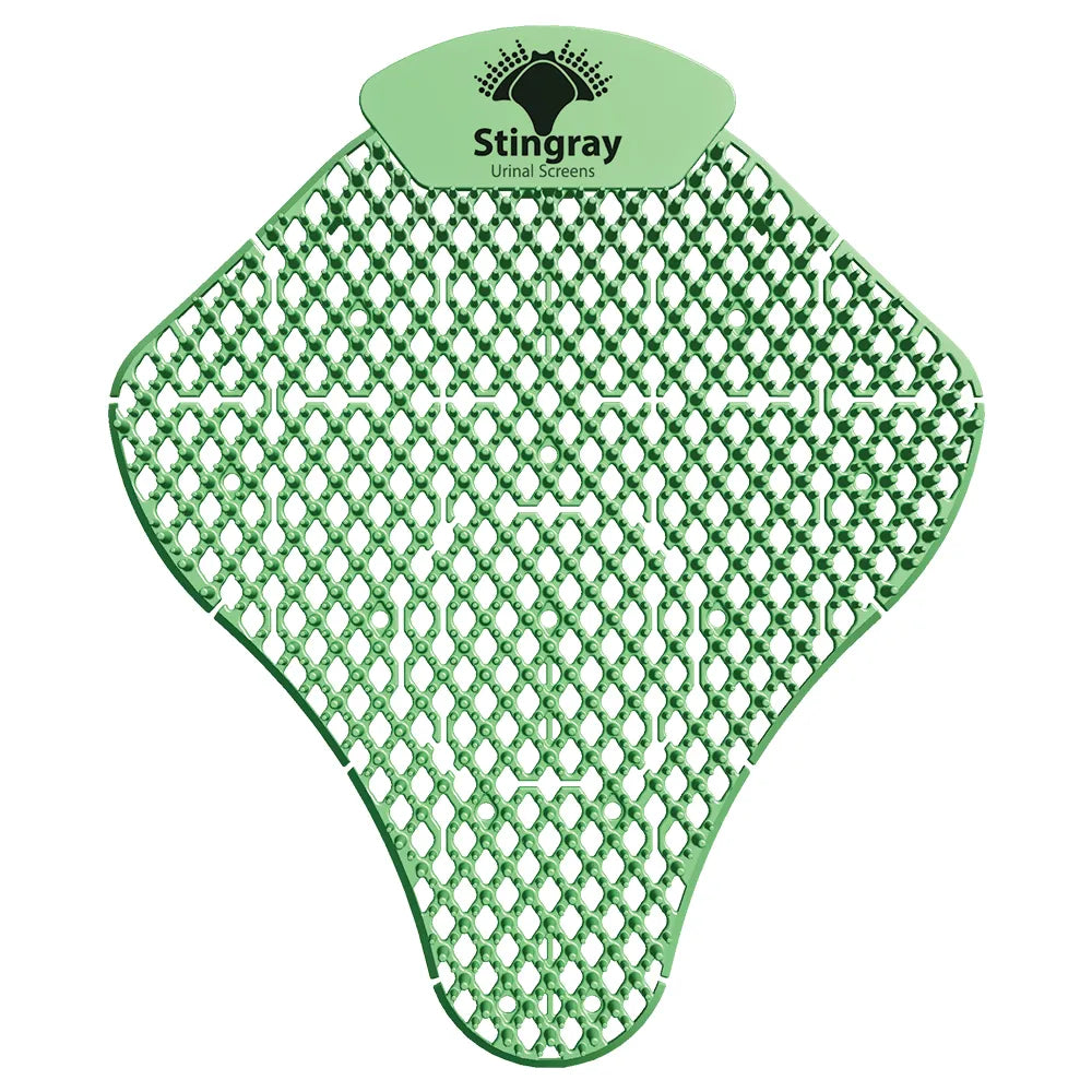 Victory stingray urinal screen, green, item #5613