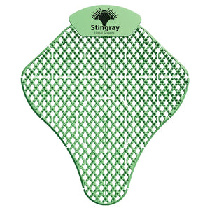 Victory stingray urinal screen, green, item #5613