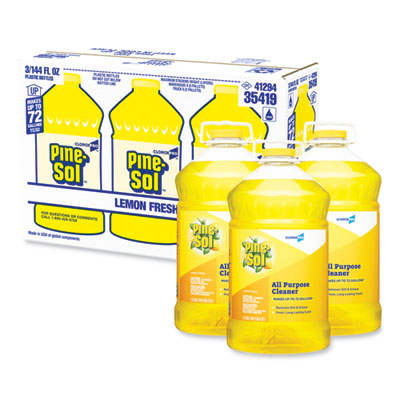 Clorox pine sol cleaner, lemon, item #0100
